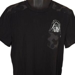 Sake Forever T Shirt Mens Size Large Black Skull Grim Reaper Jack Phoenix USA